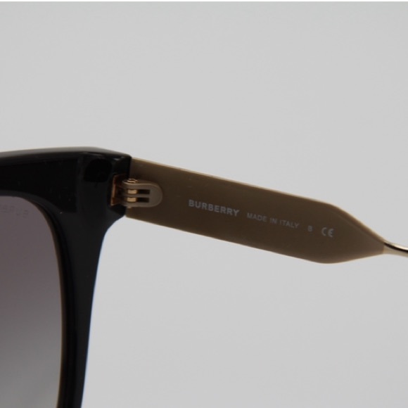 NEW BE4328 3001/11 WOMEN’S SUNGLASSES BURBERRY B 4328 BLACK EYEWEAR BURBERRY - Picture 12 of 13